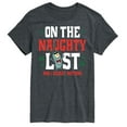 thumbnail image 1 of SpongeBob SquarePants - Plankton Naughty List Christmas - Men's Short Sleeve Graphic T-Shirt, 1 of 6