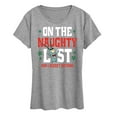 thumbnail image 1 of SpongeBob SquarePants - Plankton Naughty List - Women's Lightweight French Terry Pullover, 1 of 6