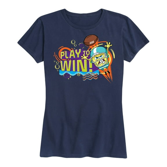 SpongeBob SquarePants - Play To Win - Women's Short Sleeve Graphic T-Shirt