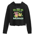 thumbnail image 1 of SpongeBob SquarePants - Prone To Shenanigans And Malarkey - Juniors Cropped Pullover Hoodie, 1 of 6