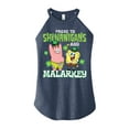 thumbnail image 1 of SpongeBob SquarePants - Prone To Shenanigans And Malarkey - Juniors High Neck Tank Top, 1 of 6