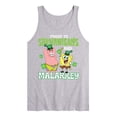thumbnail image 1 of SpongeBob SquarePants - Prone To Shenanigans And Malarkey - Men's Jersey Tank Top, 1 of 5