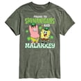 thumbnail image 1 of SpongeBob SquarePants - Prone To Shenanigans And Malarkey - Men's Short Sleeve Graphic T-Shirt, 1 of 6