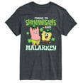 thumbnail image 1 of SpongeBob SquarePants - Prone To Shenanigans And Malarkey - Men's Short Sleeve Graphic T-Shirt, 1 of 6