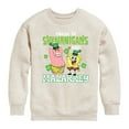 thumbnail image 1 of SpongeBob SquarePants - Prone To Shenanigans And Malarkey - Toddler And Youth Crewneck Fleece Sweatshirt, 1 of 6