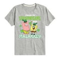 thumbnail image 1 of SpongeBob SquarePants - Prone To Shenanigans And Malarkey - Toddler And Youth Short Sleeve Graphic T-Shirt, 1 of 6