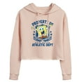thumbnail image 1 of SpongeBob SquarePants - Property Of Bb Athletic Dept - Juniors Cropped Pullover Hoodie, 1 of 6