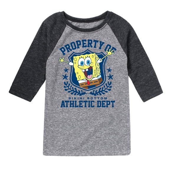 SpongeBob SquarePants - Property Of Bikini Bottom - Toddler & Youth Raglan Graphic T-Shirt