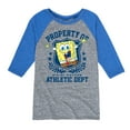 thumbnail image 1 of SpongeBob SquarePants - Property Of Bikini Bottom - Toddler & Youth Raglan Graphic T-Shirt, 1 of 5