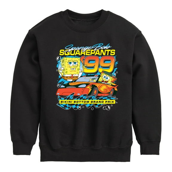 SpongeBob SquarePants - Racing - Toddler & Youth Crewneck Fleece Sweatshirt