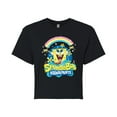 thumbnail image 1 of SpongeBob SquarePants - Rainbow Spongebob - Juniors Cropped Cotton Blend T-Shirt, 1 of 6