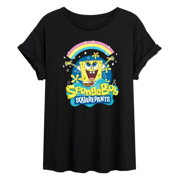 SpongeBob SquarePants - Rainbow Spongebob - Women's Oversized T-Shirt