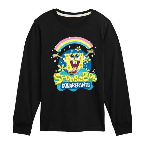 SpongeBob SquarePants - Rainbow Spongebob - Toddler & Youth Long Sleeve Graphic T-Shirt