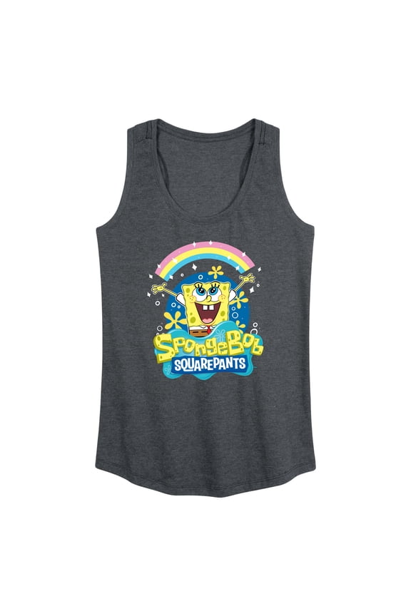 - Rainbow Spongebob - Women's Racerback Tank Top