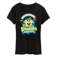 thumbnail image 1 of SpongeBob SquarePants - Rainbow Spongebob - Women's Short Sleeve Graphic T-Shirt, 1 of 6