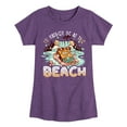 thumbnail image 1 of SpongeBob SquarePants - Rather Be At Beach - Toddler & Youth Girls Short Sleeve Graphic T-Shirt, 1 of 6