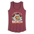 thumbnail image 1 of SpongeBob SquarePants - Rather Be At Beach - Women's Racerback Tank Top, 1 of 5