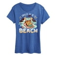 thumbnail image 1 of SpongeBob SquarePants - Rather Be At Beach - Women's Short Sleeve Graphic T-Shirt, 1 of 6