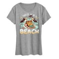 thumbnail image 1 of SpongeBob SquarePants - Rather Be At Beach - Women's Short Sleeve Graphic T-Shirt, 1 of 6