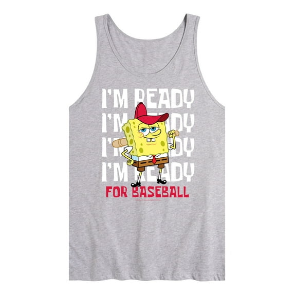 SpongeBob SquarePants - Ready For Baseball - Men's Jersey Tank Top