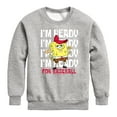 thumbnail image 1 of SpongeBob SquarePants - Ready For Baseball - Toddler And Youth Crewneck Fleece Sweatshirt, 1 of 6