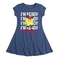 thumbnail image 1 of SpongeBob SquarePants - Ready For Baseball - Toddler And Youth Girls Fit And Flare Dress, 1 of 4
