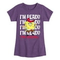 thumbnail image 1 of SpongeBob SquarePants - Ready For Baseball - Toddler And Youth Girls Short Sleeve Graphic T-Shirt, 1 of 6
