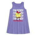 thumbnail image 1 of SpongeBob SquarePants - Ready For Baseball - Toddler and Youth Girls A-line Dress, 1 of 5