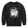 thumbnail image 1 of SpongeBob SquarePants - Red, White and Deep Blue Sea - Toddler And Youth Crewneck Fleece Sweatshirt, 1 of 6