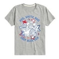 thumbnail image 1 of SpongeBob SquarePants - Red, White and Deep Blue Sea - Toddler And Youth Short Sleeve Graphic T-Shirt, 1 of 6