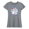 thumbnail image 1 of SpongeBob SquarePants - Red, White, and Deep Blue Sea - Women's Short Sleeve Graphic T-Shirt, 1 of 5