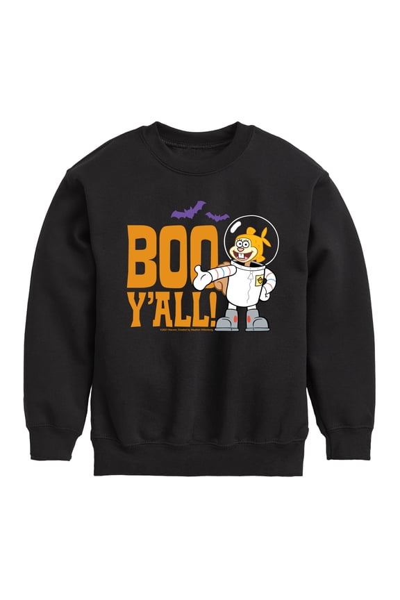 - Sandy Boo Y'all - Toddler And Youth Crewneck Fleece Sweatshirt