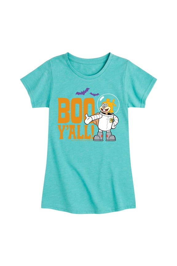 - Sandy Boo Y'all - Toddler And Youth Girls Short Sleeve Graphic T-Shirt