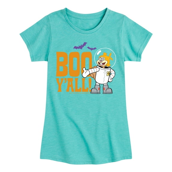 SpongeBob SquarePants - Sandy Boo Y'all - Toddler And Youth Girls Short Sleeve Graphic T-Shirt