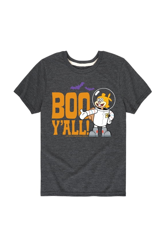 - Sandy Boo Y'all - Toddler And Youth Short Sleeve Graphic T-Shirt