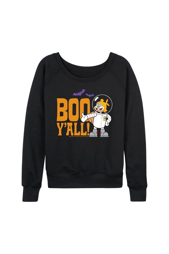 - Sandy Boo Y'all - Women's Lightweight French Terry Long Sleeve Shirt