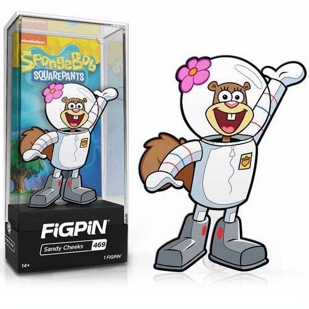 THE TOY VOID SpongeBob SquarePants Sandy Cheeks FiGPiN #469 | Classic Enamel Pin