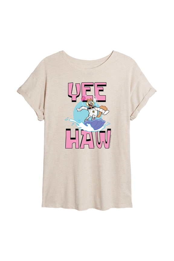 - Sandy Cheeks - Juniors Ideal Flowy Muscle T-Shirt