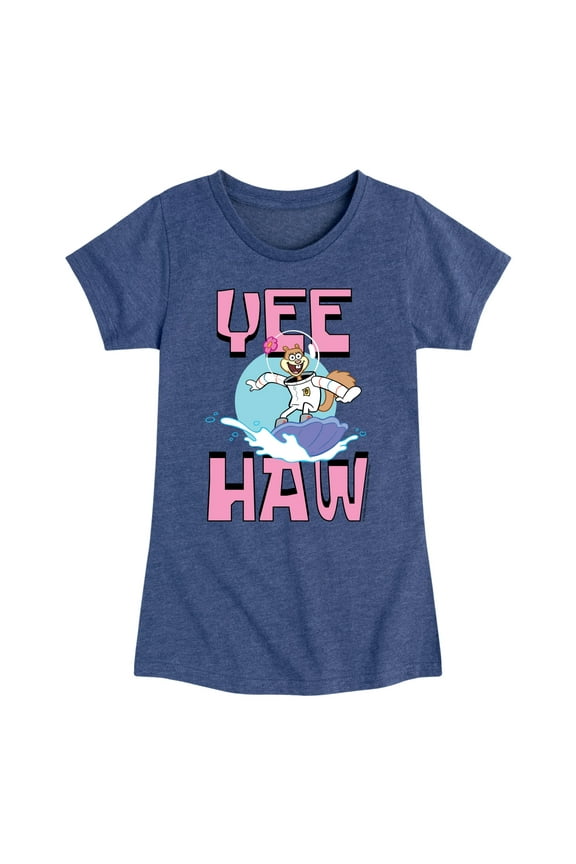 - Sandy Cheeks - Toddler & Youth Girls Short Sleeve Graphic T-Shirt