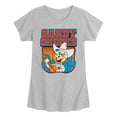 thumbnail image 1 of SpongeBob SquarePants - Sandy Cheeks Western - Youth Girls Fitted Short Sleeve T-Shirt, 1 of 4