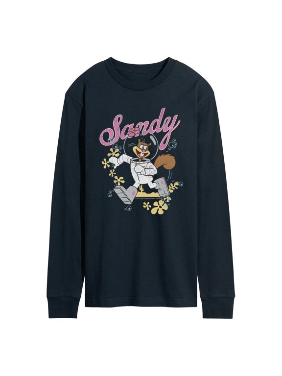 - Sandy Squirrel Run Men's Long Sleeve Graphic T-Shirt
