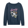 thumbnail image 1 of SpongeBob SquarePants - Sandy Squirrel Run - Women's French Terry Long Sleeve Pullover, 1 of 5