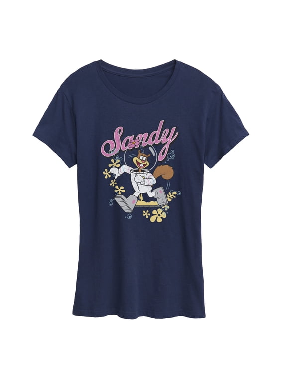 - Sandy Squirrel Run Women's Short Sleeve Graphic T-Shirt
