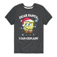 thumbnail image 1 of SpongeBob SquarePants - Dear Santa - Toddler And Youth Short Sleeve Graphic T-Shirt, 1 of 6