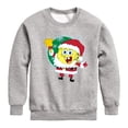 thumbnail image 1 of SpongeBob SquarePants  - Santa Spongebob  - Toddler & Youth Crewneck Fleece Sweatshirt, 1 of 6