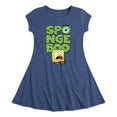 thumbnail image 1 of SpongeBob SquarePants - Scardey Pants - Girls Fit And Flare Cap Sleeve Dress, 1 of 1