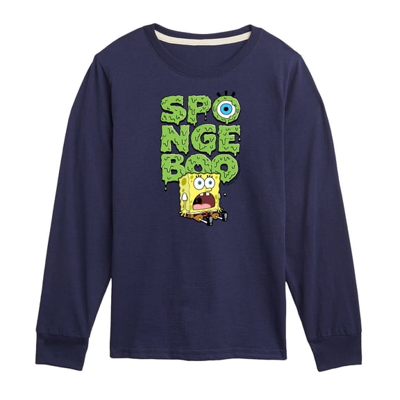SpongeBob SquarePants - Scardey Pants - Toddler & Youth Long Sleeve Graphic T-Shirt