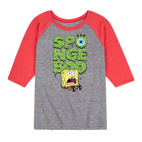 SpongeBob SquarePants - Scardey Pants - Toddler & Youth Raglan Graphic T-Shirt