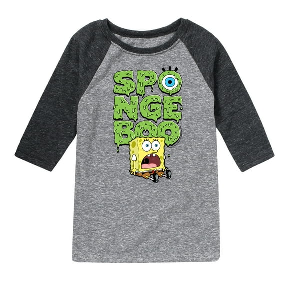 SpongeBob SquarePants - Scardey Pants - Toddler & Youth Raglan Graphic T-Shirt