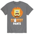 thumbnail image 1 of SpongeBob SquarePants - Scaredy Pants - Men's Short Sleeve Graphic T-Shirt, 1 of 5